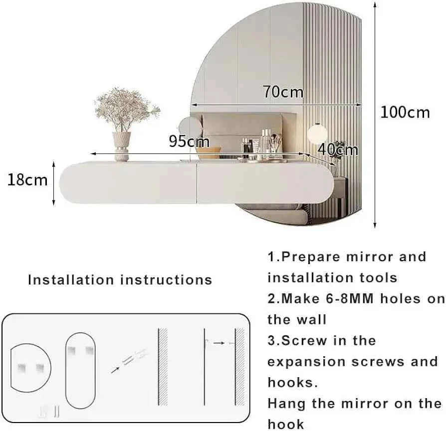 Oklaa floating vanity