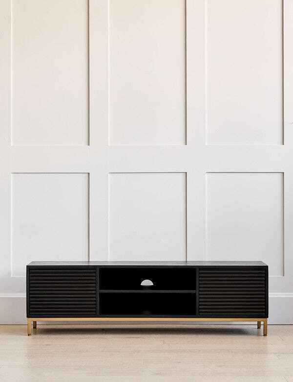 Osaka black led console