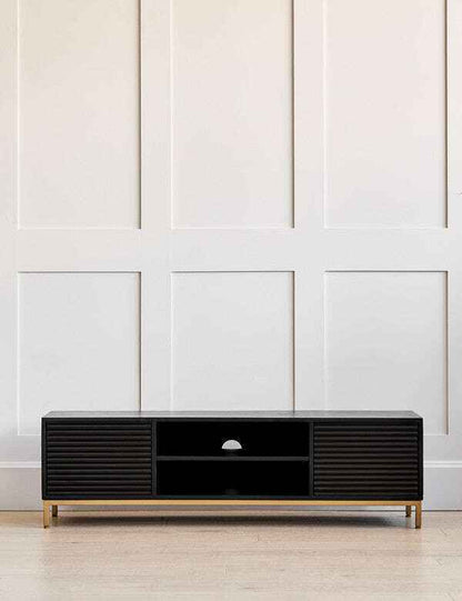 Osaka black led console