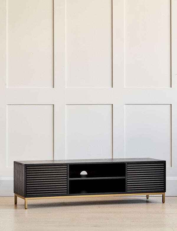 Osaka black led console