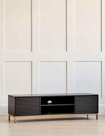 Osaka black led console