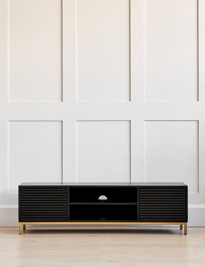 Osaka black led console