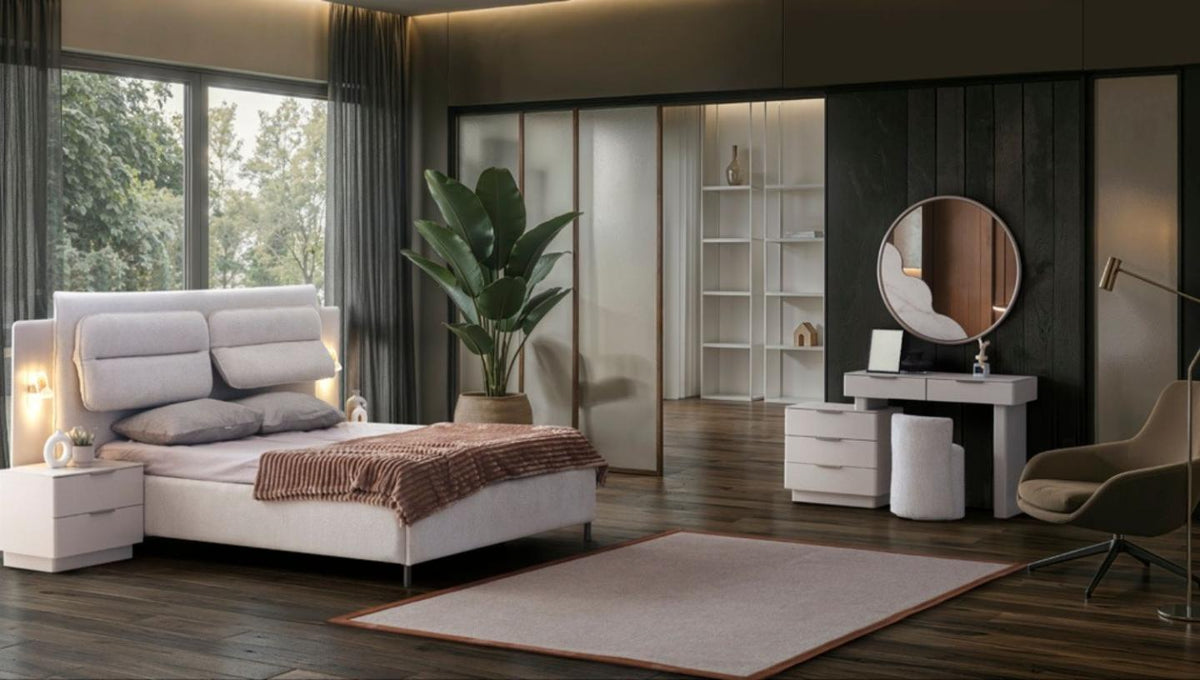 Carvello Designer Bed Set