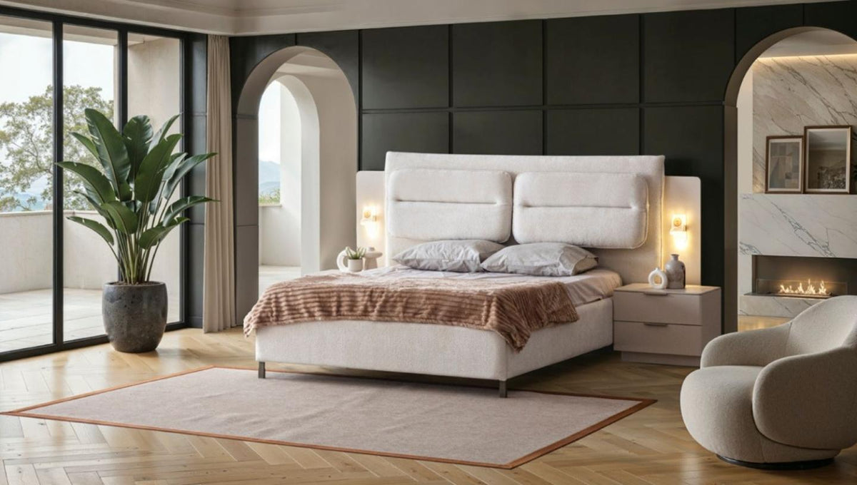 Carvello Designer Bed Set