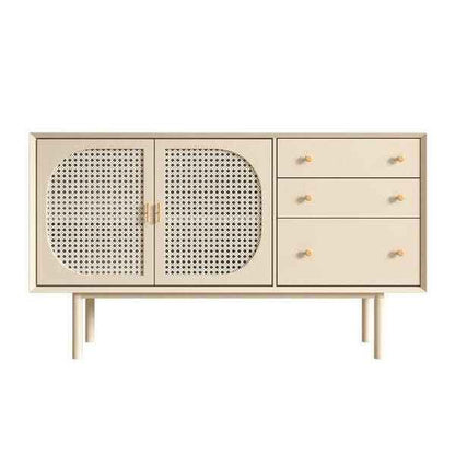 Rain rattan side board