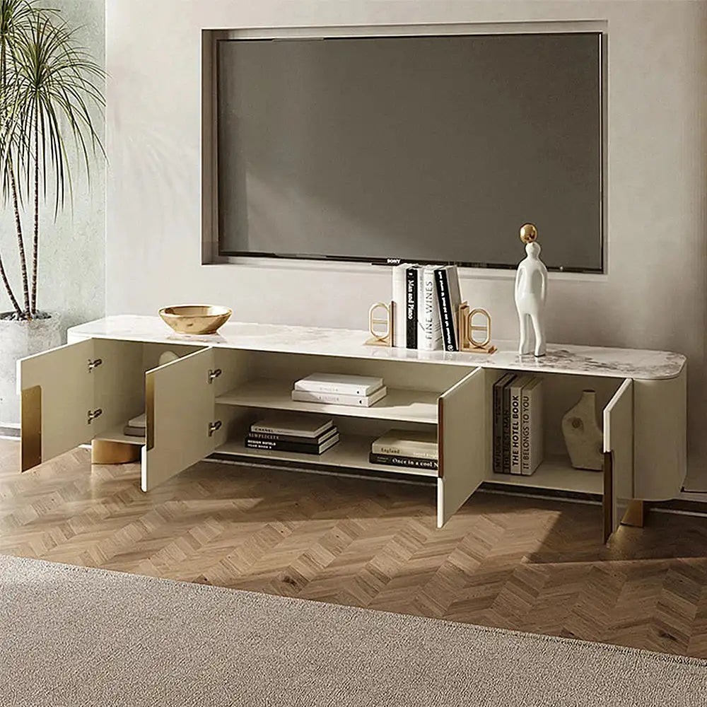 rock modern media console Home Virsa