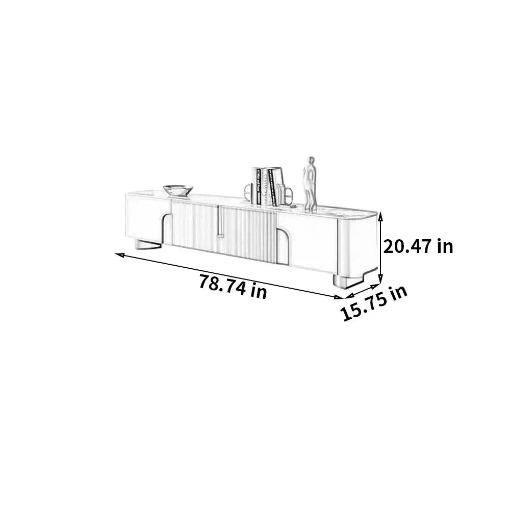 rock modern media console Home Virsa