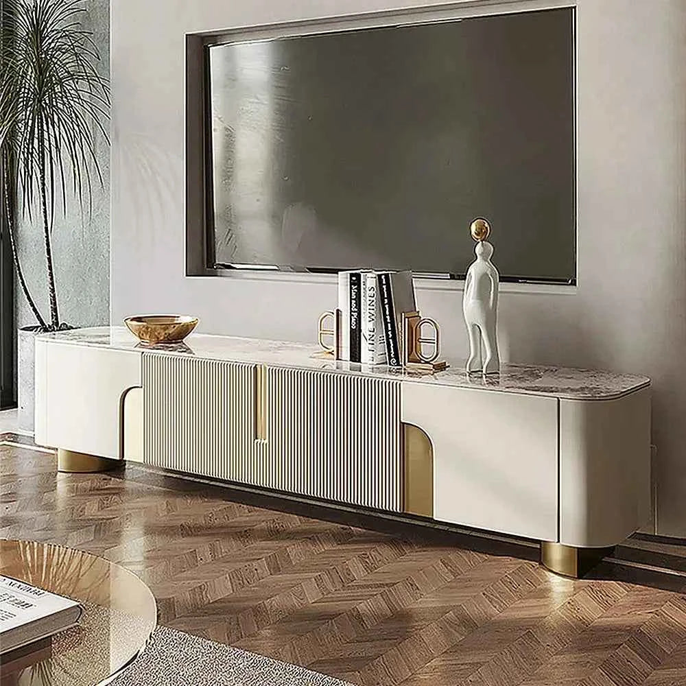 Pink Rouge Media Console RegalGlow Virsa TV Console – Home Virsa