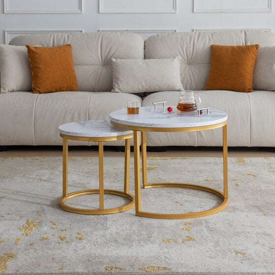 Table set for drawing room  iron Base & Wooden Top Home Virsa