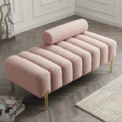 Teddy fabric bench