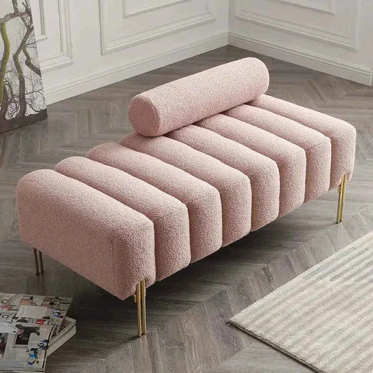 Teddy fabric bench