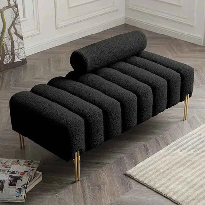 Teddy fabric bench
